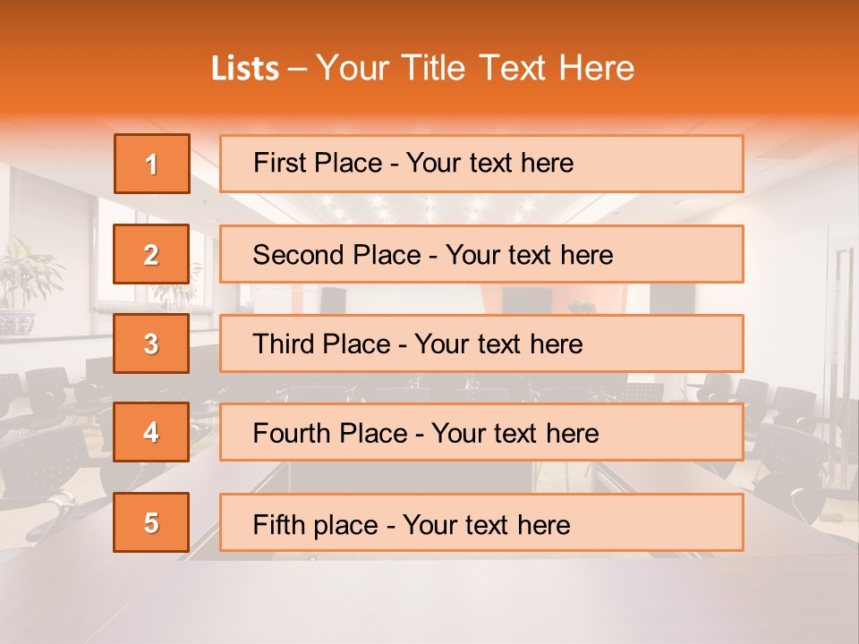 Room Location Ceilings PowerPoint Template