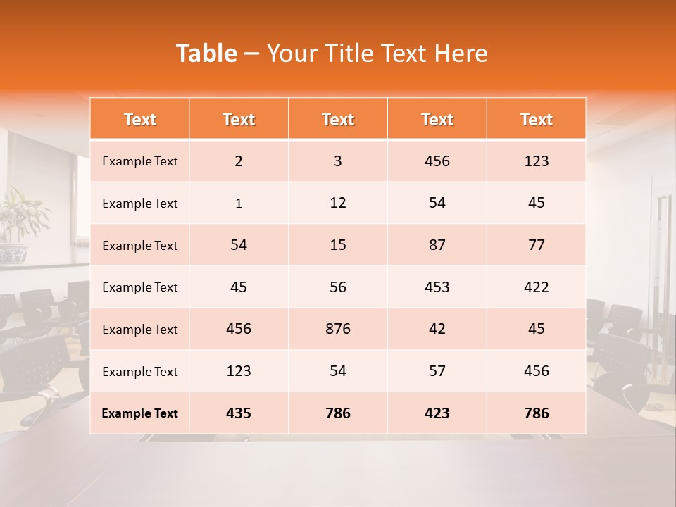 Room Location Ceilings PowerPoint Template
