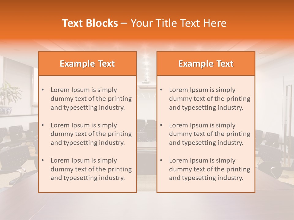 Room Location Ceilings PowerPoint Template