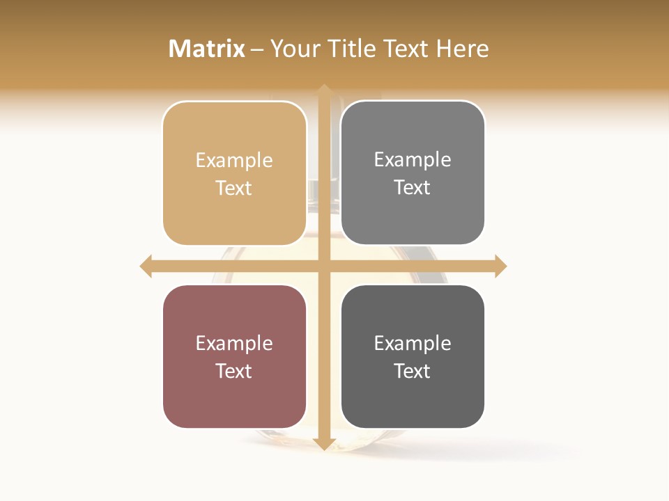 Glamour Metallic Object PowerPoint Template