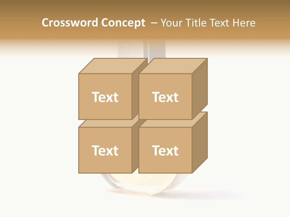 Glamour Metallic Object PowerPoint Template