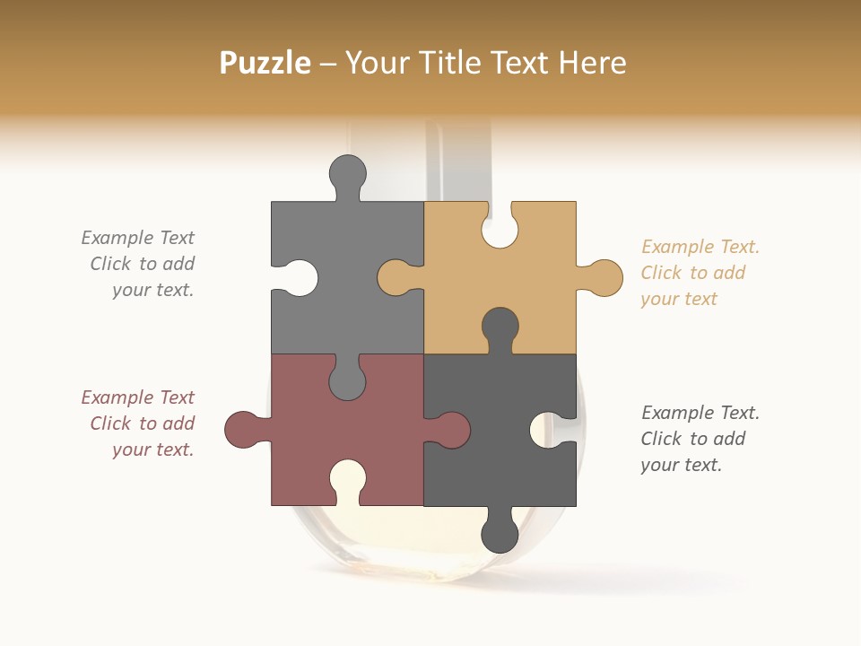 Glamour Metallic Object PowerPoint Template