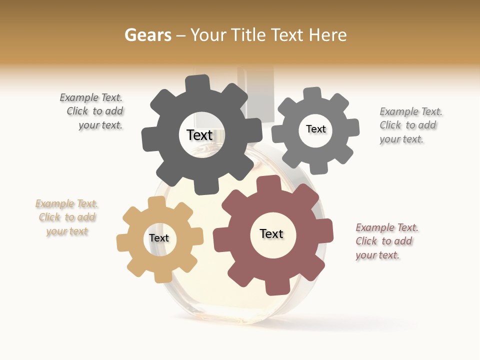 Glamour Metallic Object PowerPoint Template