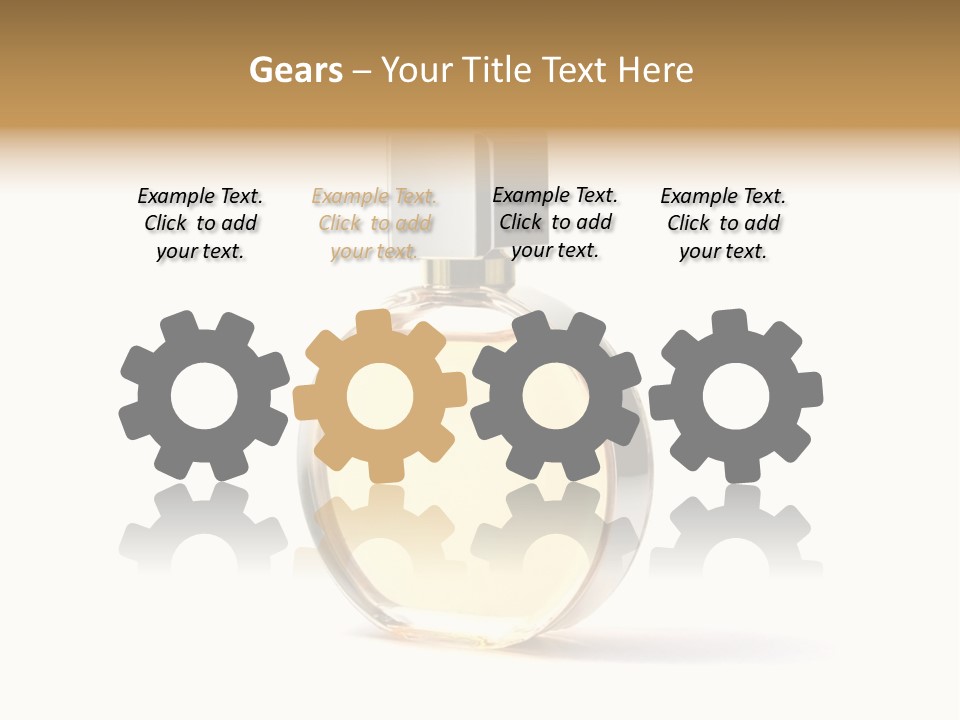 Glamour Metallic Object PowerPoint Template