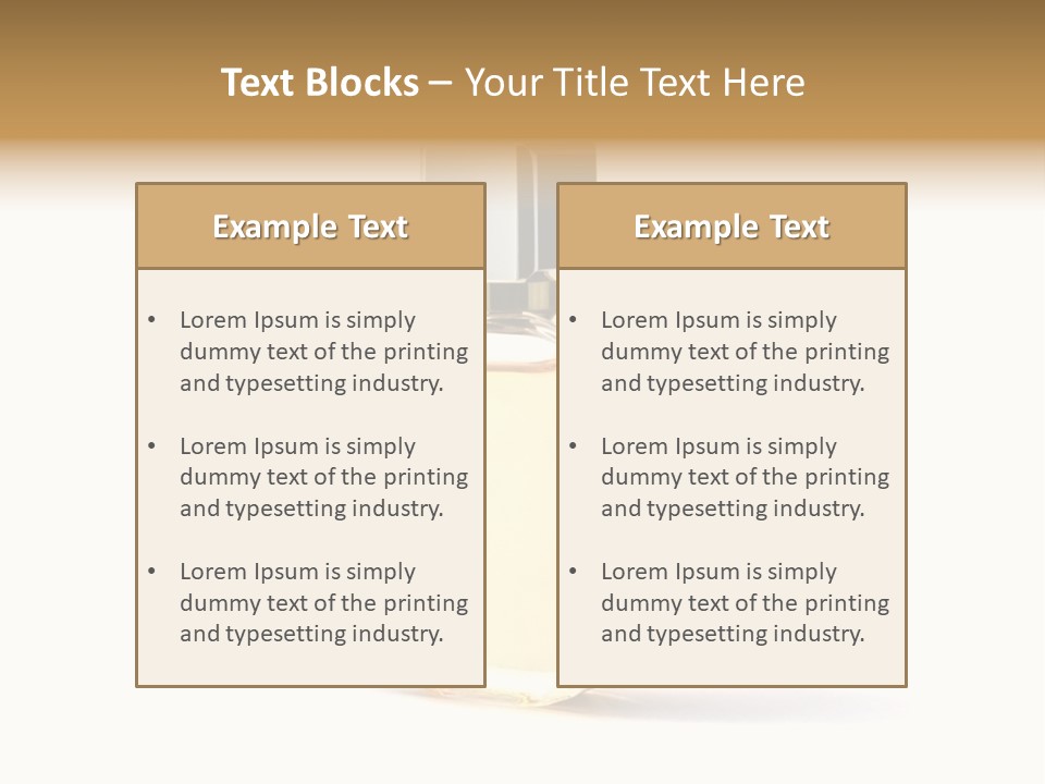 Glamour Metallic Object PowerPoint Template