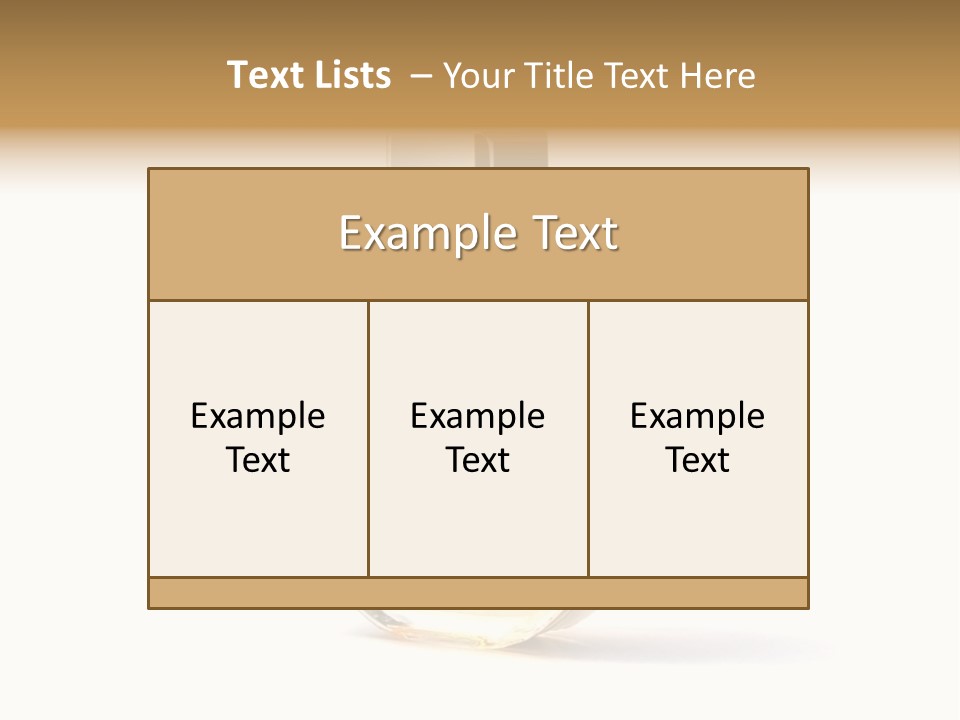 Glamour Metallic Object PowerPoint Template