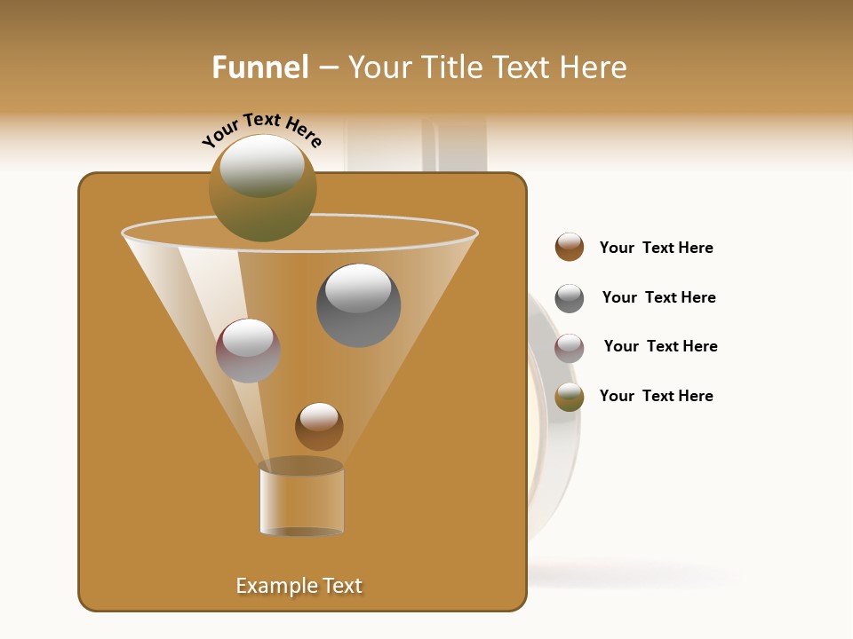 Glamour Metallic Object PowerPoint Template