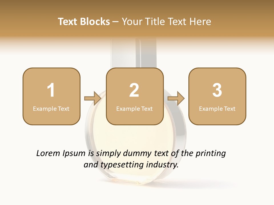 Glamour Metallic Object PowerPoint Template