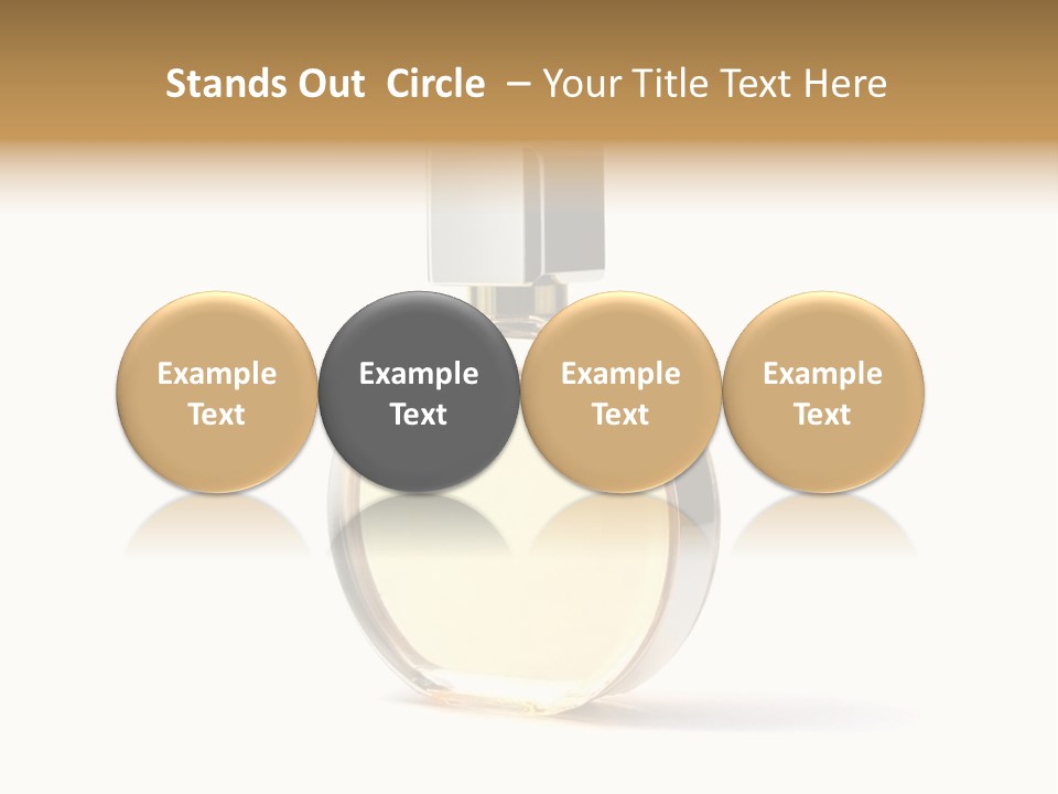 Glamour Metallic Object PowerPoint Template