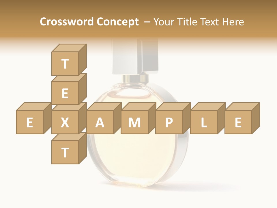 Glamour Metallic Object PowerPoint Template