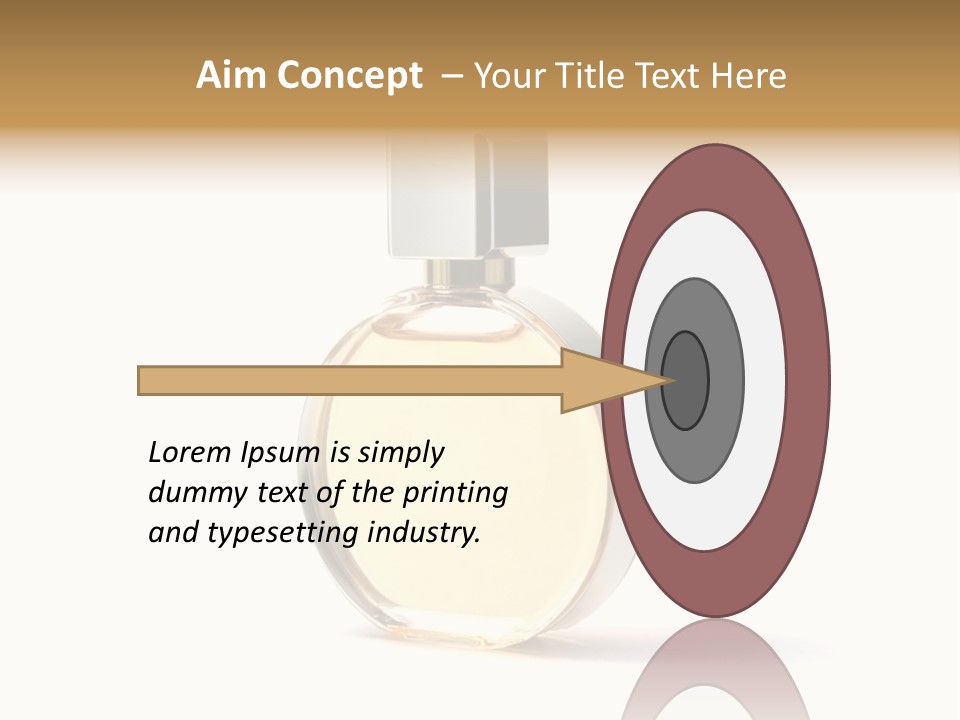 Glamour Metallic Object PowerPoint Template