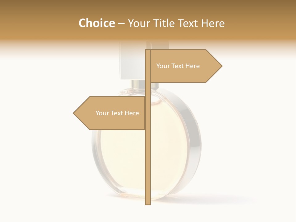 Glamour Metallic Object PowerPoint Template