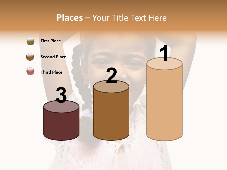 Head Happy Pretty PowerPoint Template