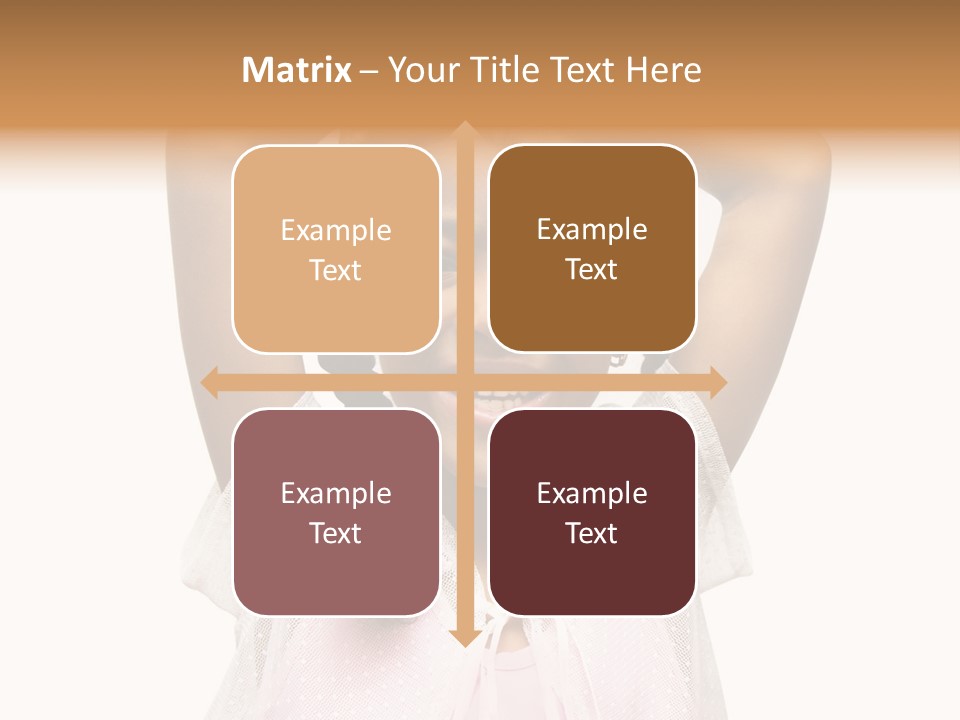 Head Happy Pretty PowerPoint Template