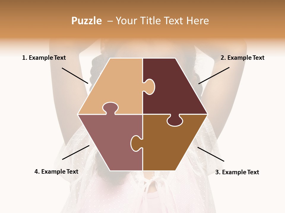 Head Happy Pretty PowerPoint Template