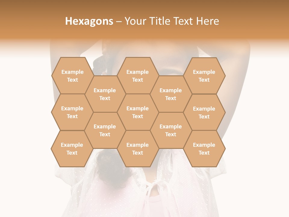 Head Happy Pretty PowerPoint Template