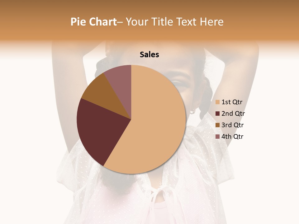 Head Happy Pretty PowerPoint Template