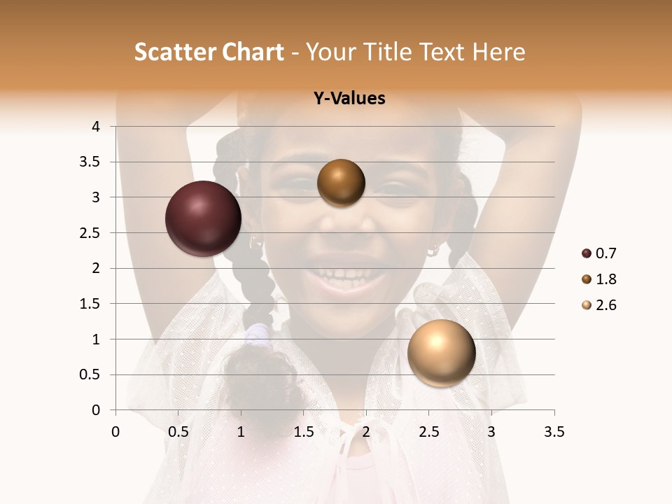 Head Happy Pretty PowerPoint Template