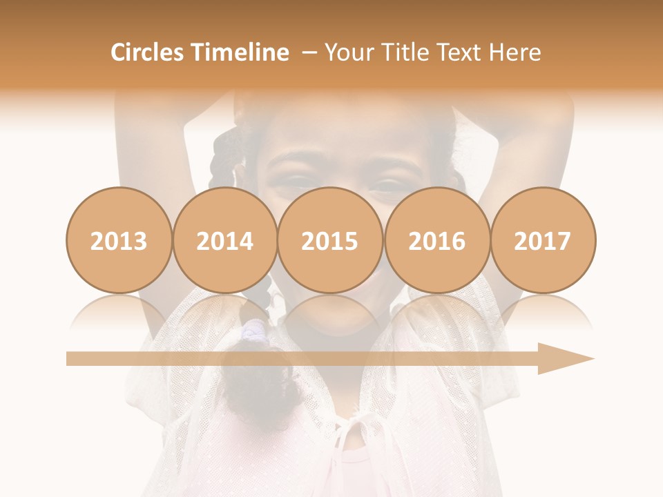 Head Happy Pretty PowerPoint Template