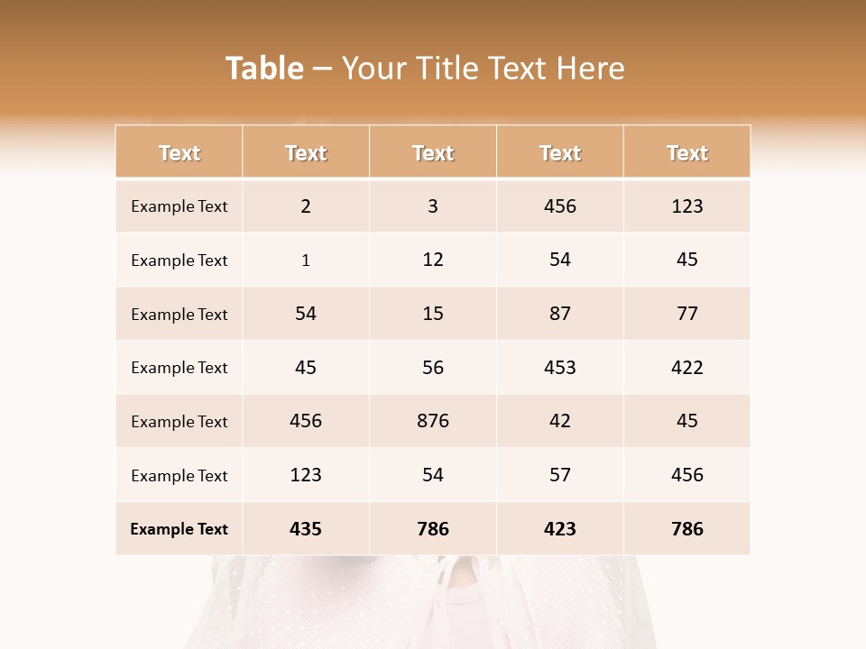 Head Happy Pretty PowerPoint Template