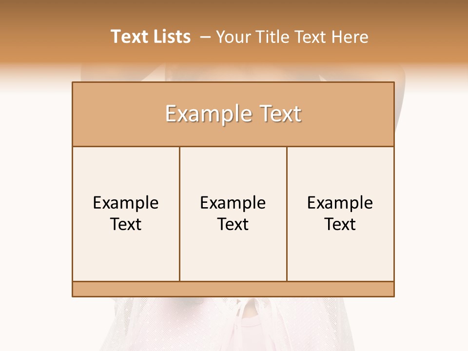 Head Happy Pretty PowerPoint Template