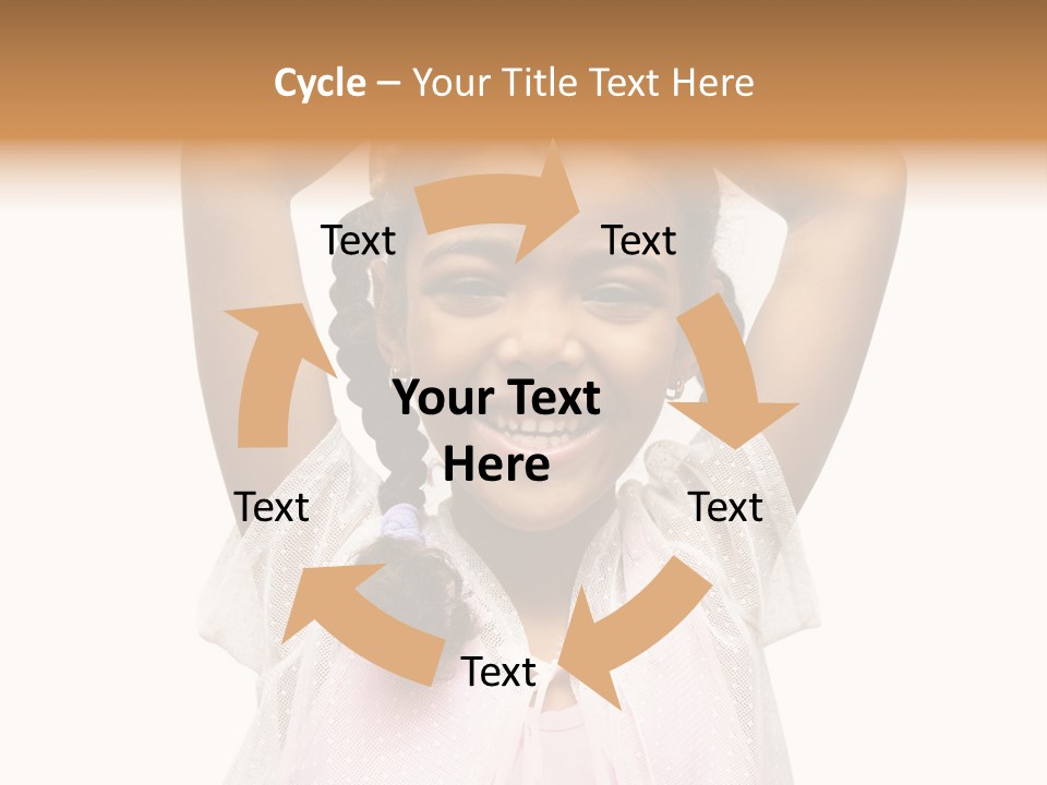 Head Happy Pretty PowerPoint Template