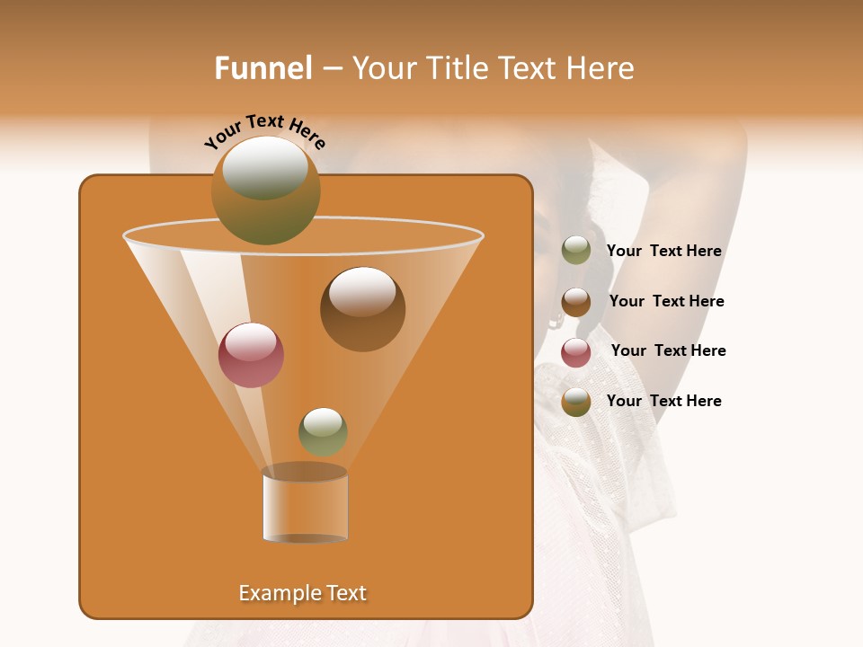 Head Happy Pretty PowerPoint Template