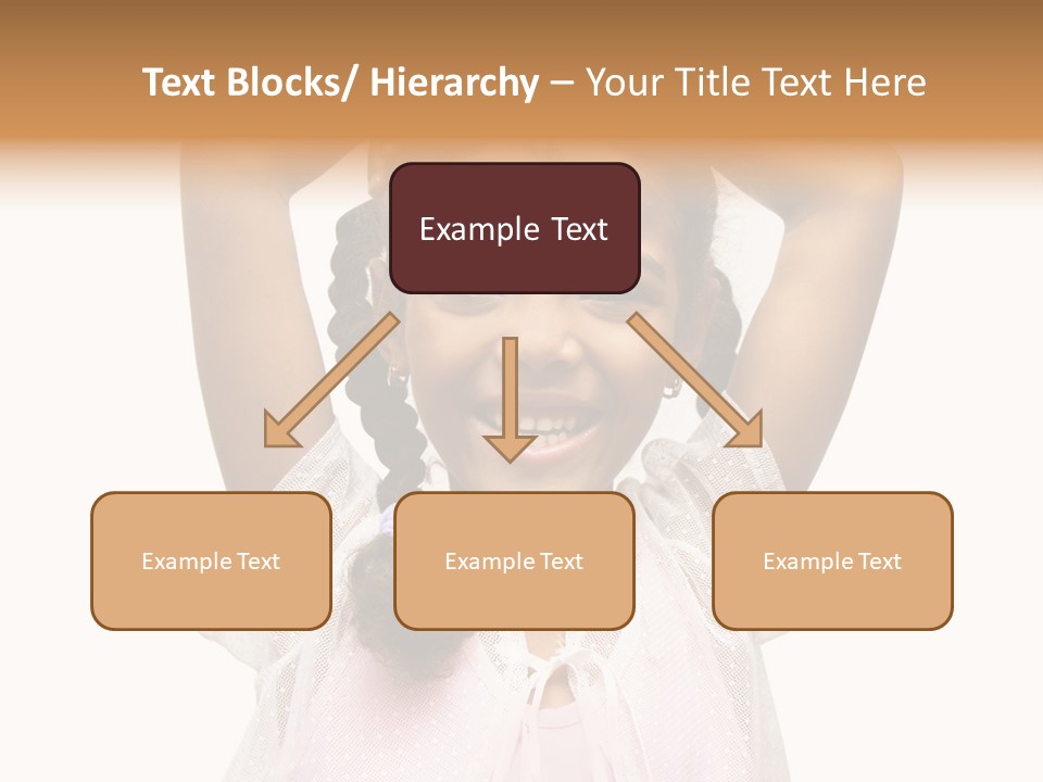 Head Happy Pretty PowerPoint Template