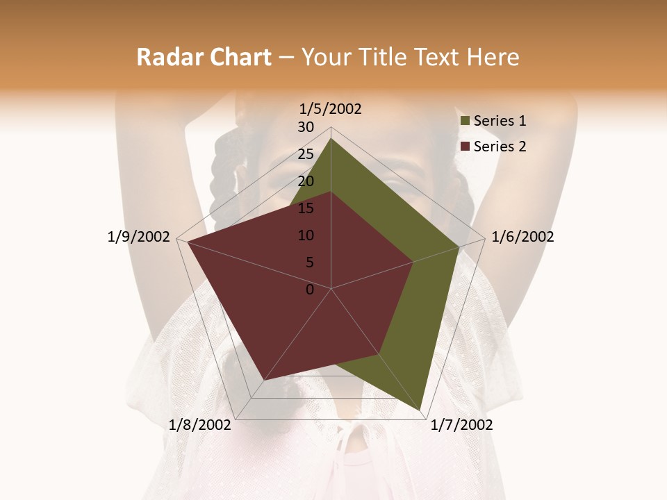 Head Happy Pretty PowerPoint Template