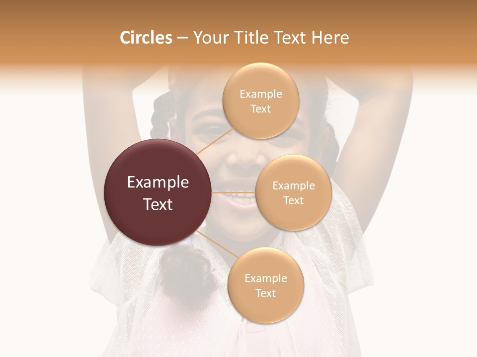 Head Happy Pretty PowerPoint Template