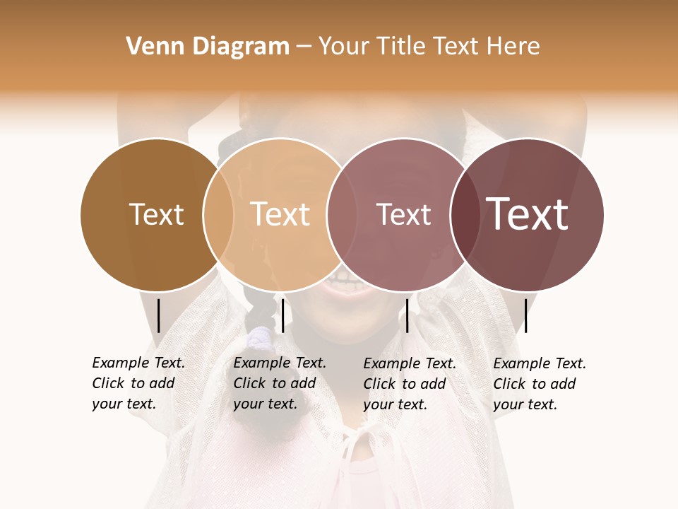 Head Happy Pretty PowerPoint Template