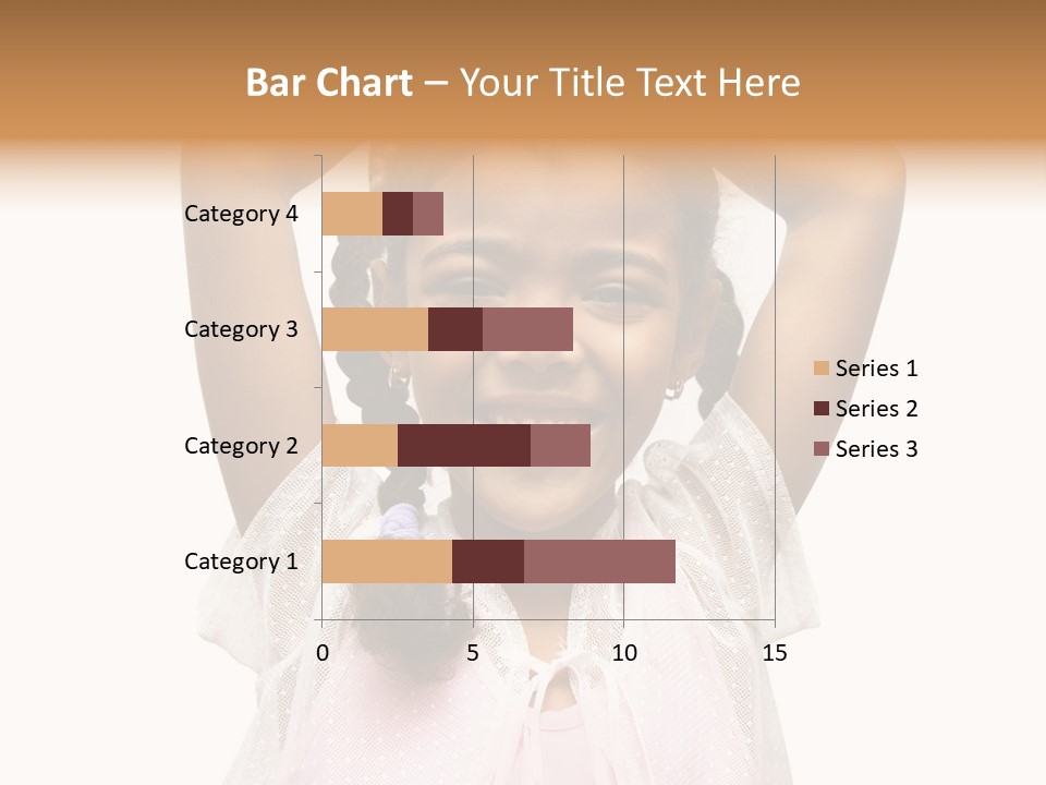 Head Happy Pretty PowerPoint Template