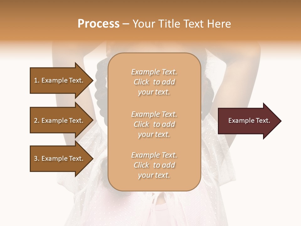 Head Happy Pretty PowerPoint Template