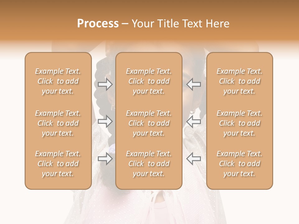 Head Happy Pretty PowerPoint Template