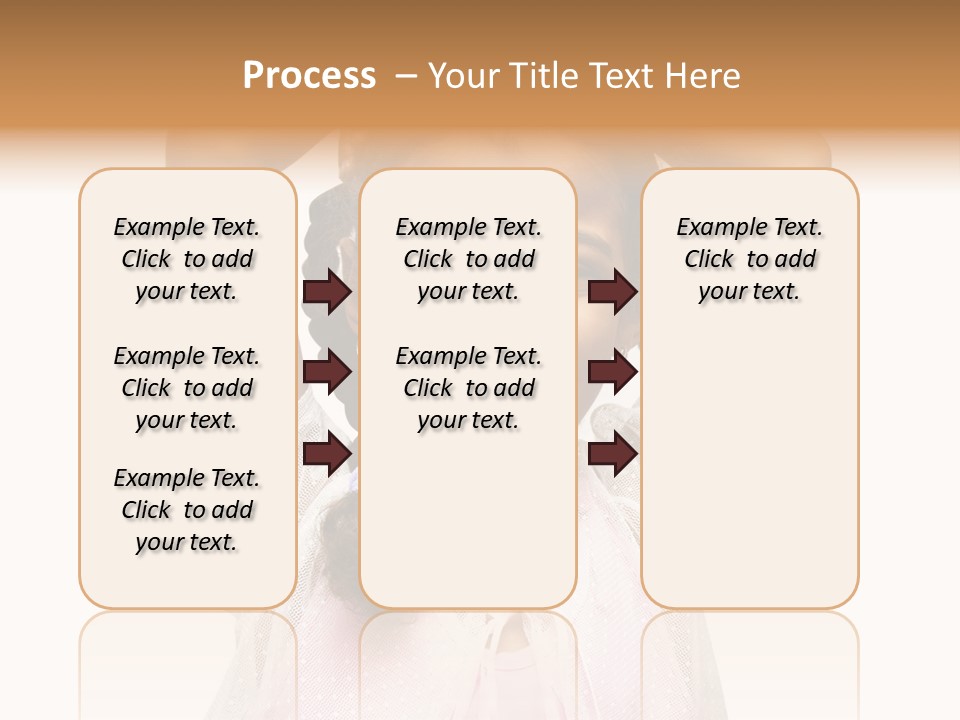 Head Happy Pretty PowerPoint Template