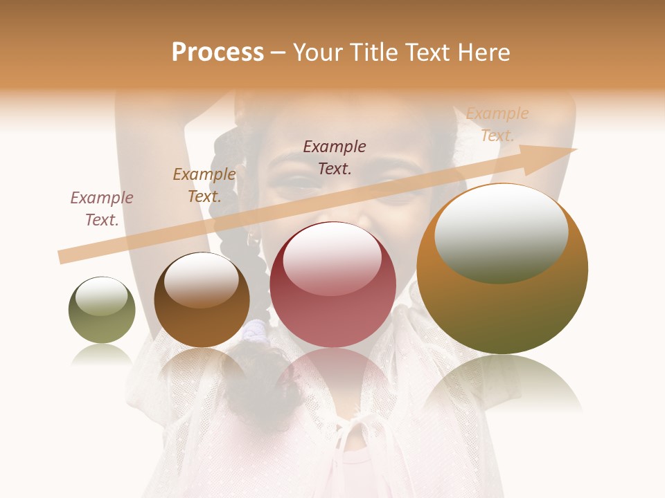 Head Happy Pretty PowerPoint Template