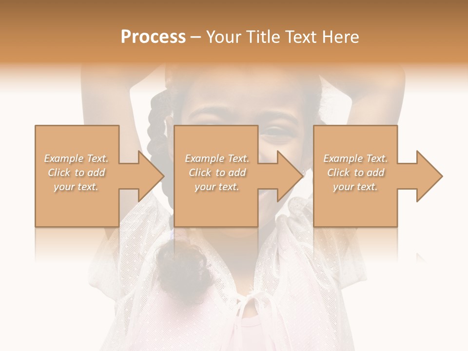 Head Happy Pretty PowerPoint Template