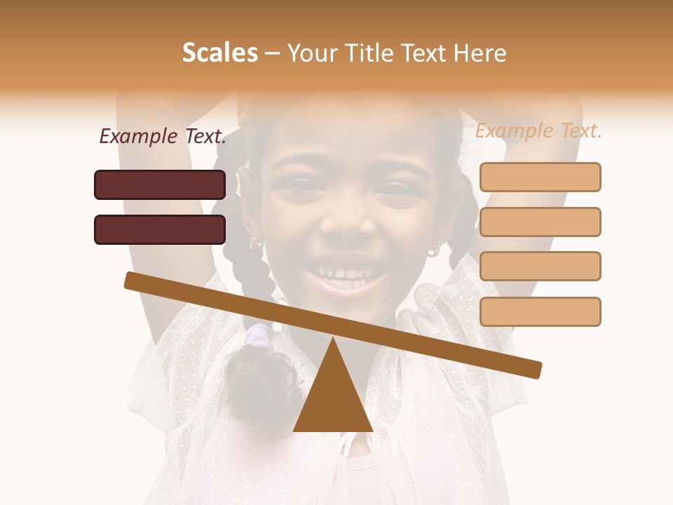 Head Happy Pretty PowerPoint Template