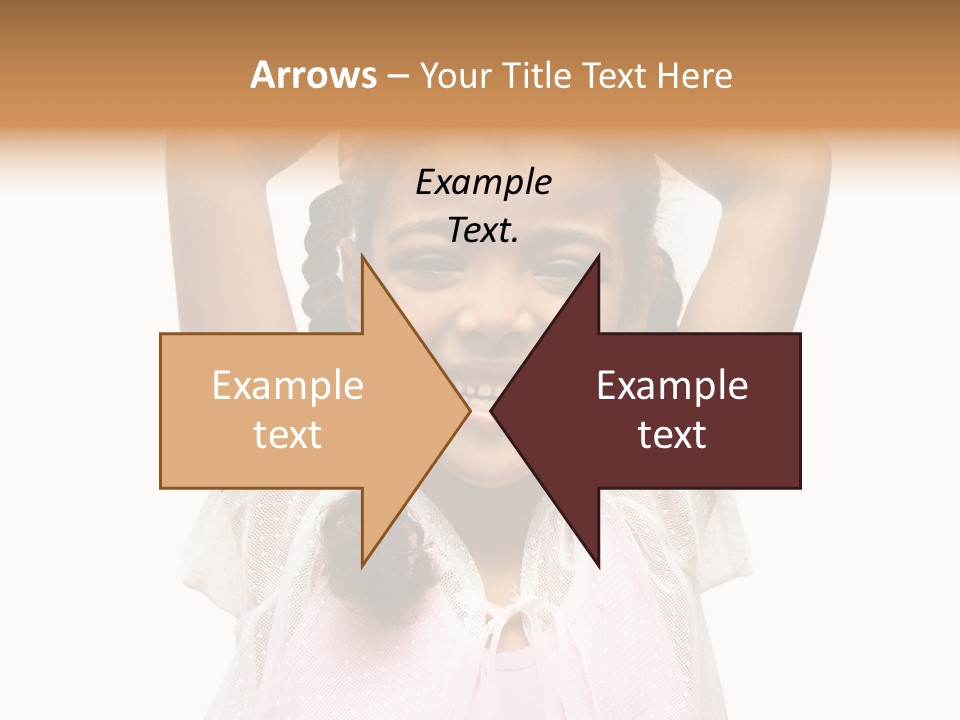 Head Happy Pretty PowerPoint Template