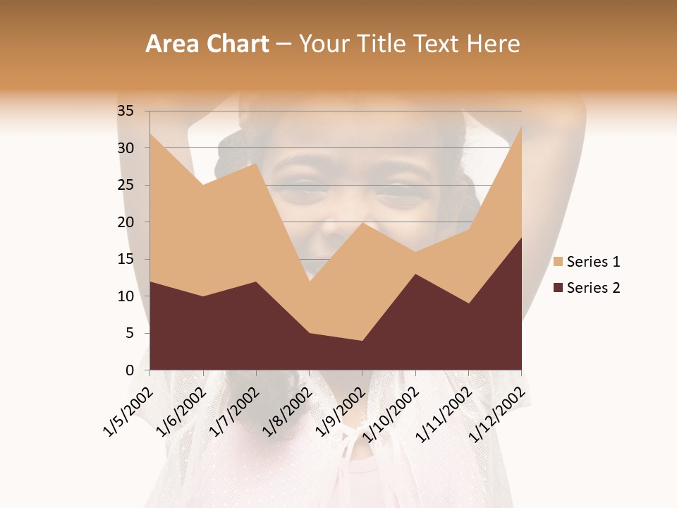 Head Happy Pretty PowerPoint Template