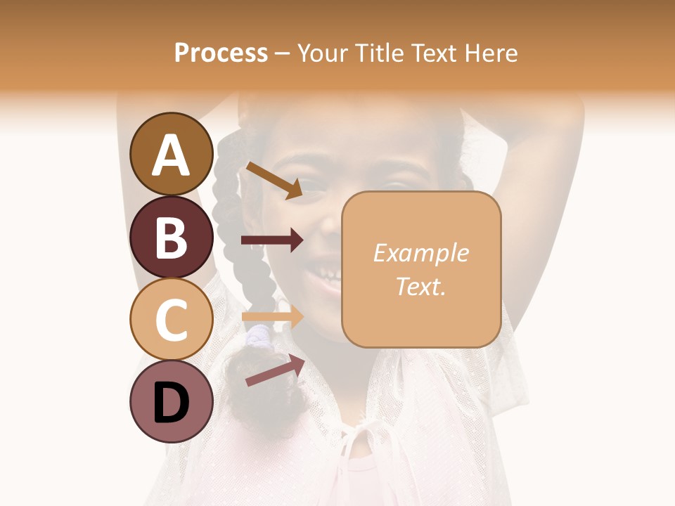 Head Happy Pretty PowerPoint Template