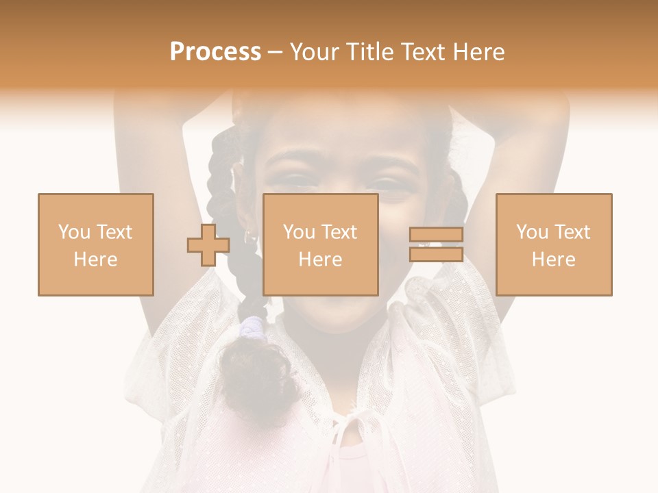 Head Happy Pretty PowerPoint Template