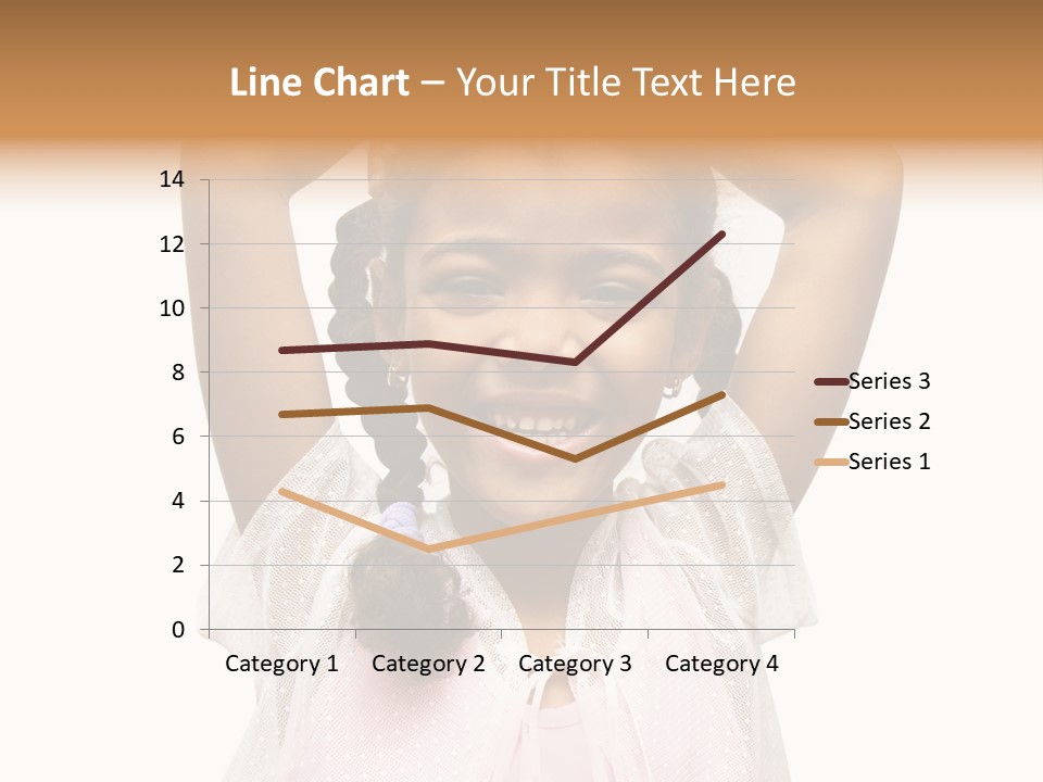 Head Happy Pretty PowerPoint Template