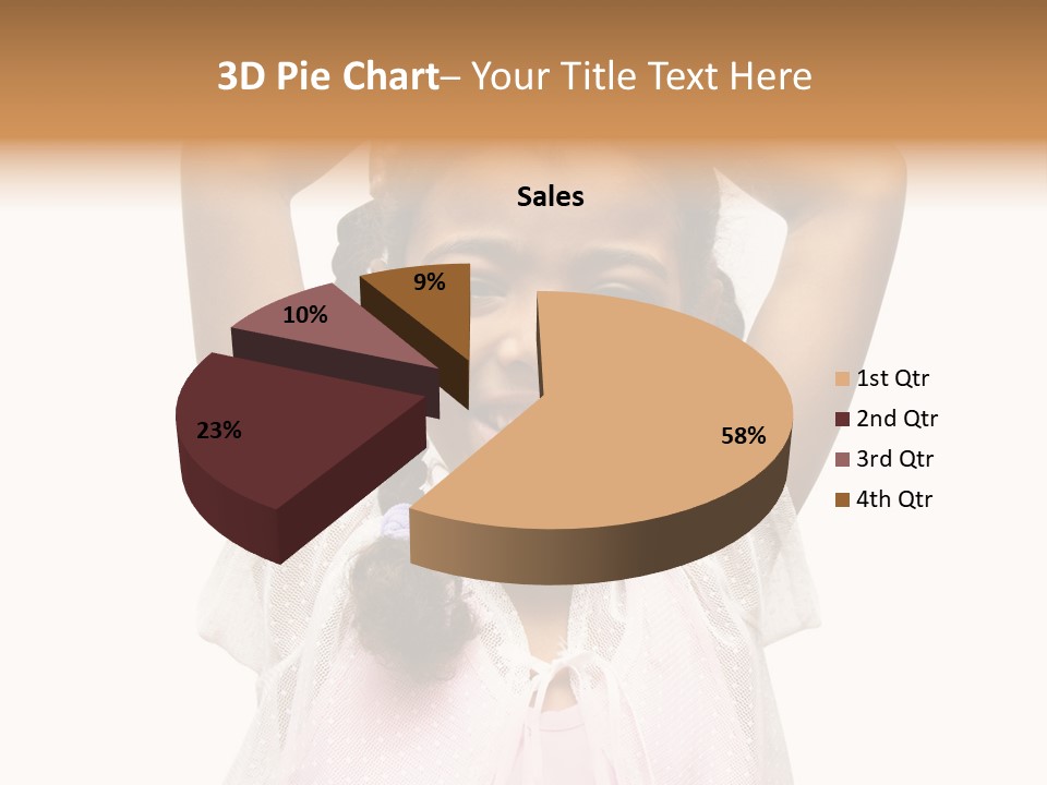 Head Happy Pretty PowerPoint Template