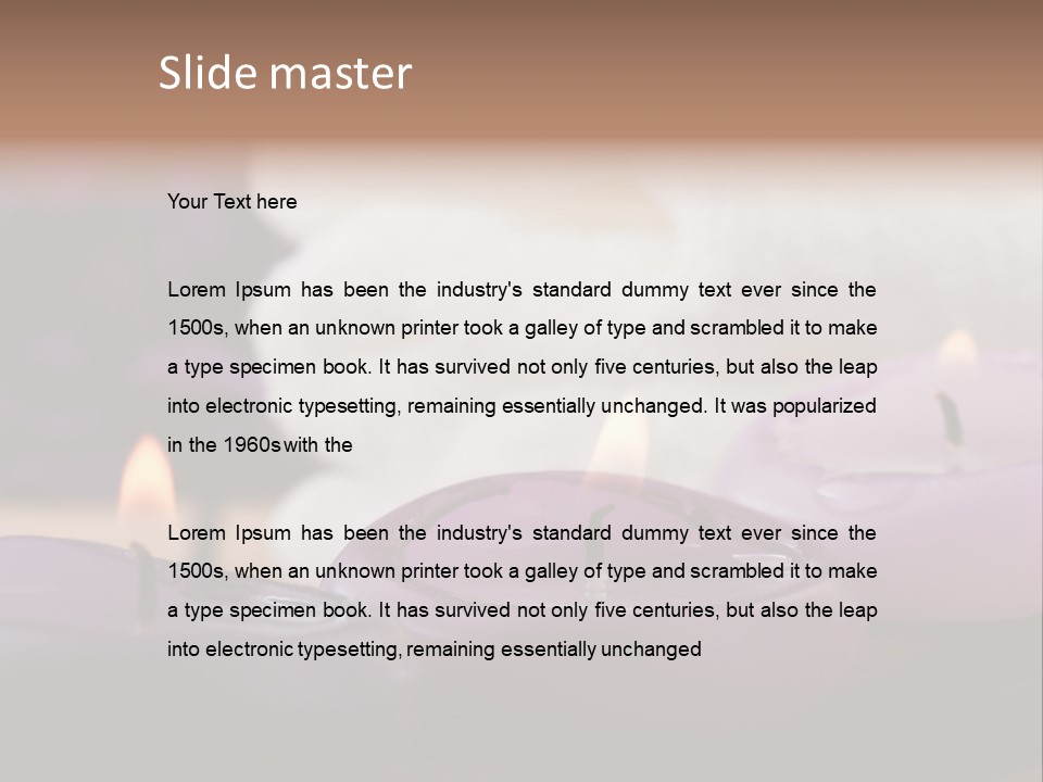 Sauna Harmony Resort PowerPoint Template