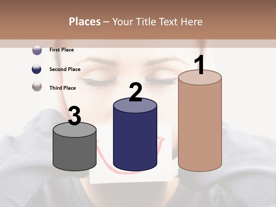 Grey Unhappy Ear PowerPoint Template