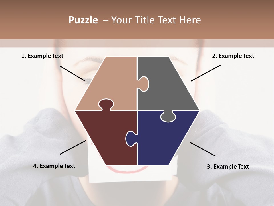 Grey Unhappy Ear PowerPoint Template