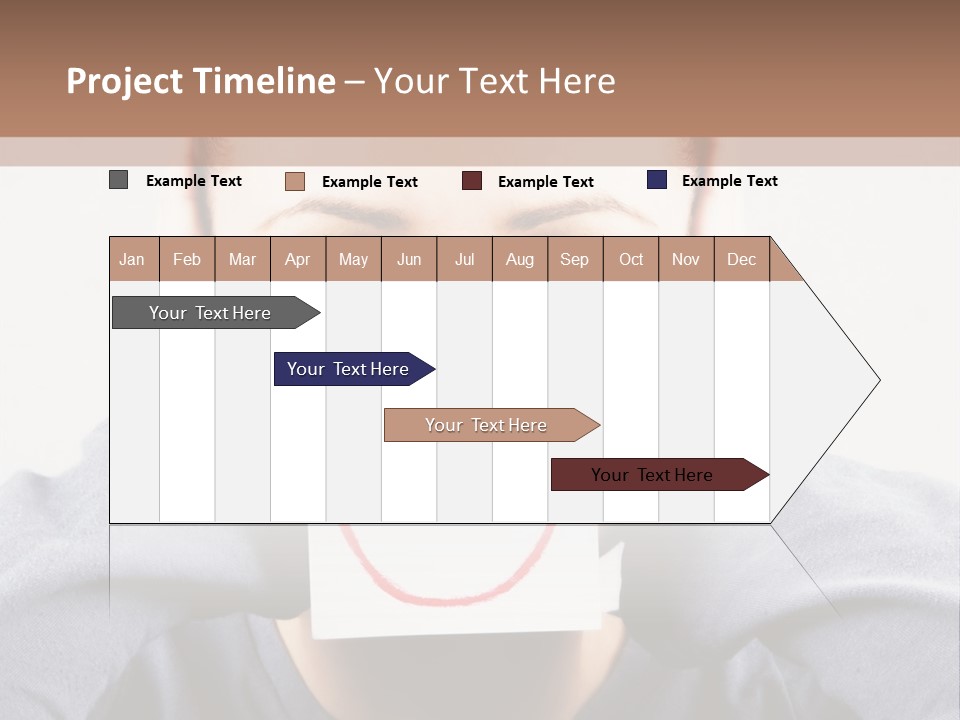 Grey Unhappy Ear PowerPoint Template