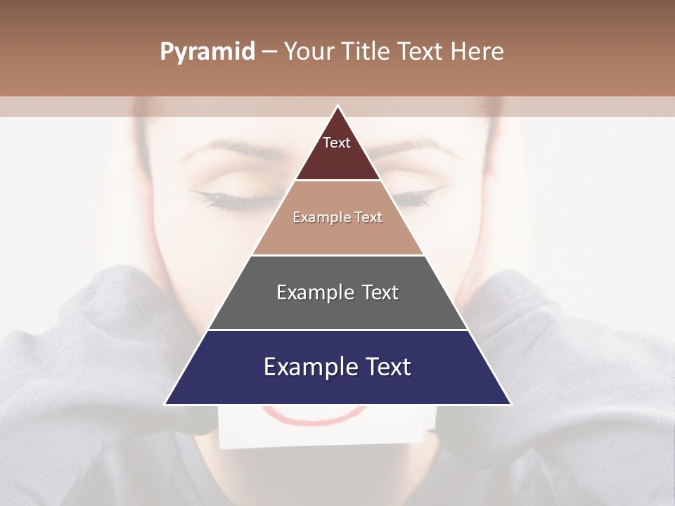 Grey Unhappy Ear PowerPoint Template