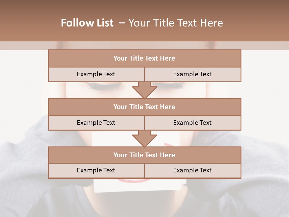 Grey Unhappy Ear PowerPoint Template